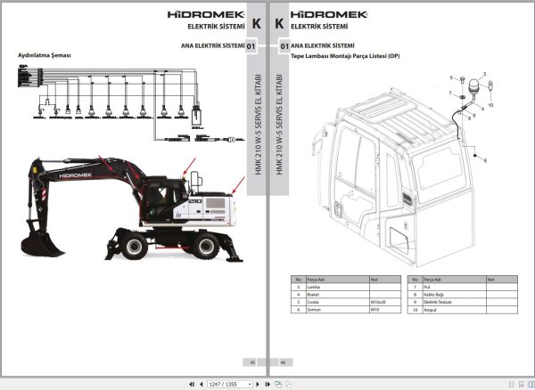Hidromek Machinery Updated 07.2024 PDF Parts Catalog Service Manual DVD 6