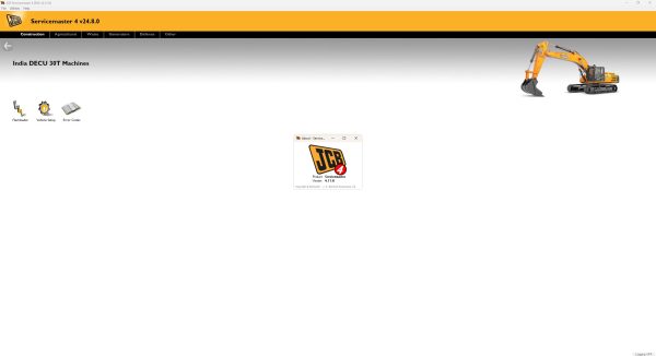 JCB ServiceMaster4 08.2024 V24.8.0 Diagnostic Solution 10