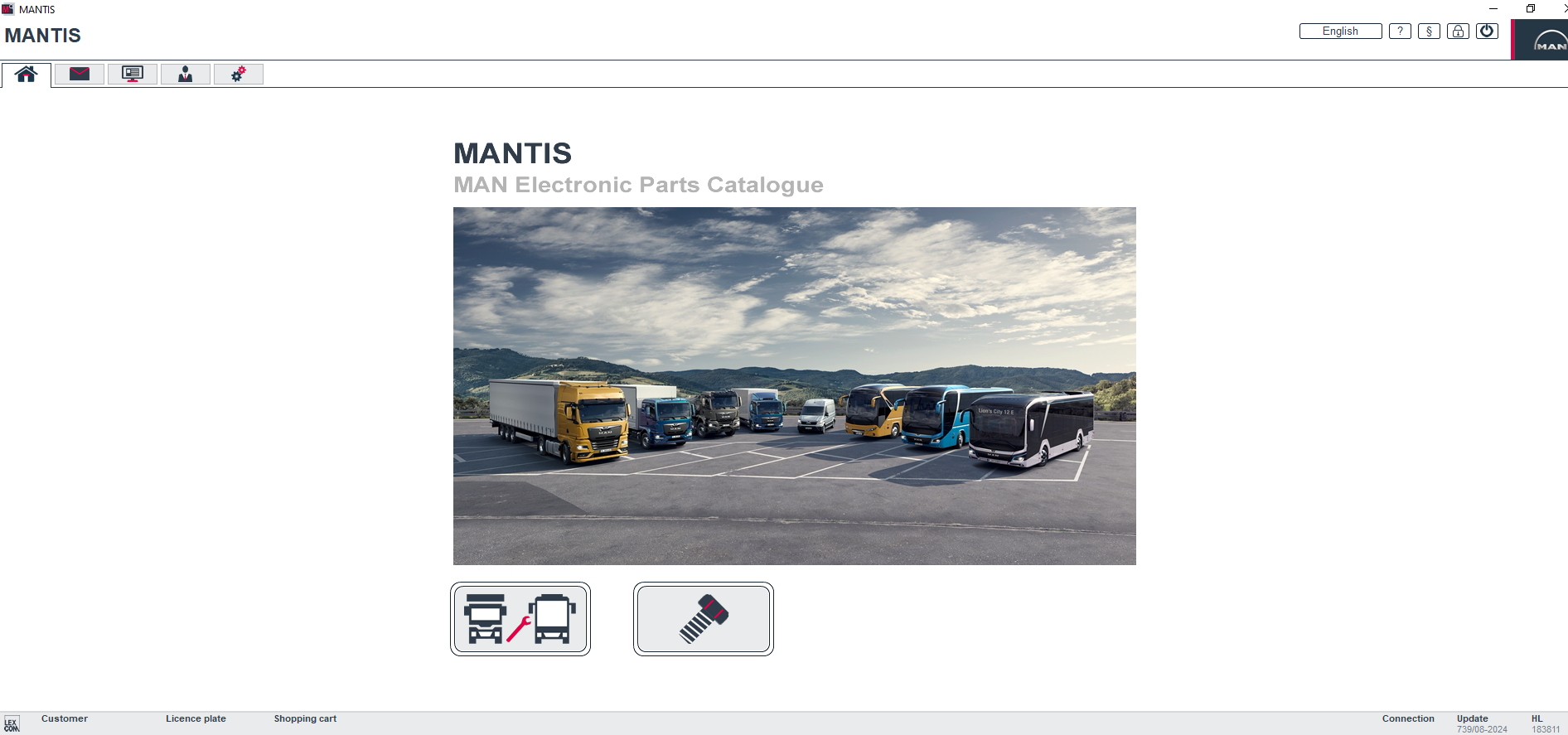 MAN MANTIS EPC V739 08.2024 Spare Parts Catalog 1