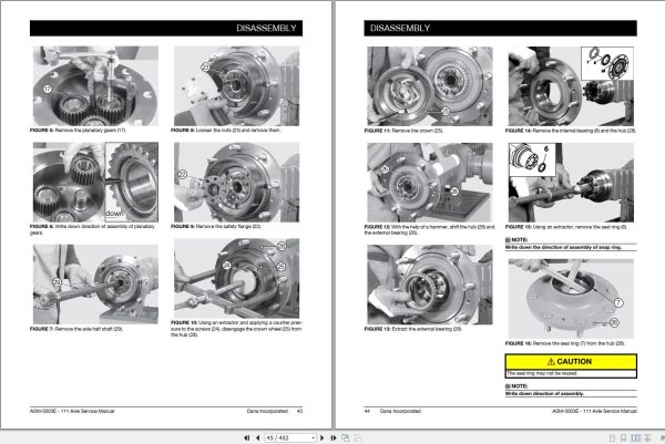 Manitou AXLE 111 Service Manual 1