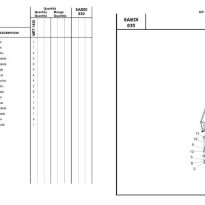 Manitou MRT 1850 PRIVILEGE E3 ESERCITO ITALIANO Parts Catalog 886919 1