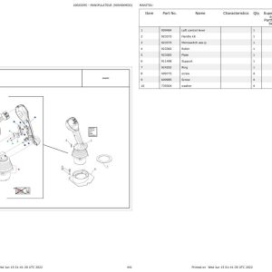 Manitou MRT 2145 to MRT 2545 EASY 75P 360 ST4 S1 Parts Catalog 649125 1