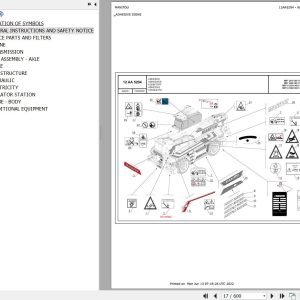 Manitou MRT 2570 to MRT X 3060 360 175Y ST3A S1 Parts Catalog 649285