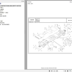 Manitou MRT X 2150 Privilege Plus ST3A S2 ARMEE FRANCAISE Parts Catalog 649041