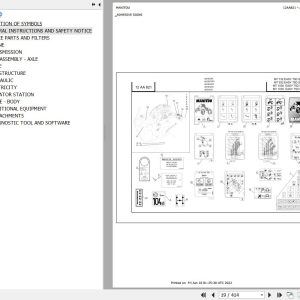 Manitou MT 732 EASY 75D ST3B S1 to MT 1030 EASY 75D ST3B S2 Parts Catalog 647480