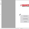 Manitou MT X 733 95P ST3A S1 MT X 1033 ST 100P ST3A S1 Repair Manual 647792EN