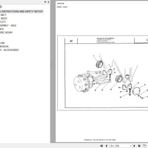 Manitou MVT 1130 L COMFORT LINE MOT 1004 42 USA Parts Catalog 547684