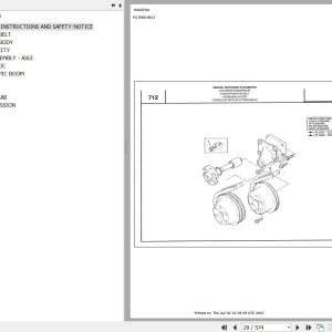 Manitou MVT 935 TURBO COMFORT LINE MOT 1004 4 Parts Catalog 547245