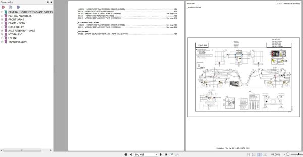 Manitou Platform 160 ATJ RC E3 Parts Catalog 647400