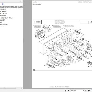 Manitou Platform 165 ATJS Parts Catalog 547331