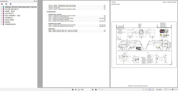 Manitou Platform 180 ATJ 2 E3 Parts Catalog 647400