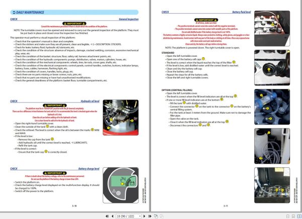 Manitou Platform 80VJR to 100VJR EVOLUTION Operators Manual 547397 1