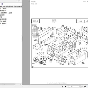 Manitou Platform D 80 E Parts Catalog 547034
