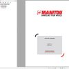 Manitou Platform TJ80PT4S1 TJ85T4S1 Operators Manual 647773 US