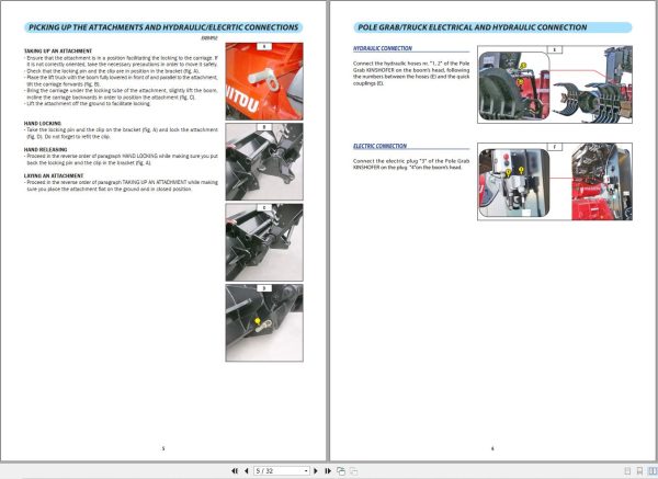 Manitou Pole Grab PH2400 PH3000P Operators Manual 64909 EN 1