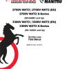 Manitou Skid Steer Loader 2700V NXT2 3300V NXT2 Parts Manual 50950151G