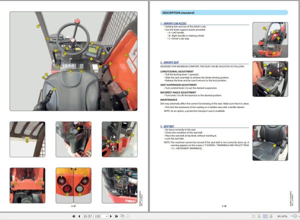 Manitou TMT25I to TMT25S 4W K ST5 S1 Operator Manual 647866EN USM1A012021 1