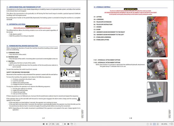 Manitou TMT55HT to TMT55XT 4W K T4 S3 Operator Manual 647997EN USM3A052021 1