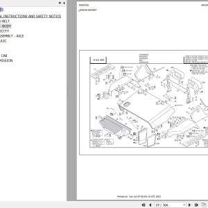 Manitou Telehandler M 40 4 TURBO S3 E3 Parts Catalog 647003