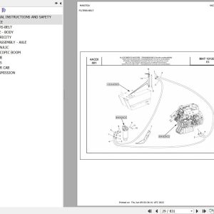 Manitou Telehandler MHT 10120 L EVOLUTION E3 Parts Catalog 648588