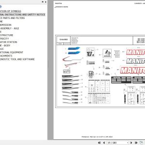 Manitou Telehandler MHT 10230 129M ST4 S1 Parts Catalog 648895