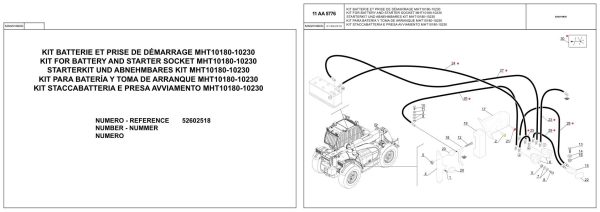 Manitou Telehandler MHT 10230 ST4 S1 MINING 129M Parts Catalog 649165 1