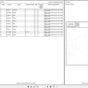 Manitou Telehandler MHT 12330 245D ST5 S1 Parts Catalog 649105