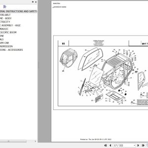 Manitou Telehandler MHT 7140 L Parts Catalog 648212
