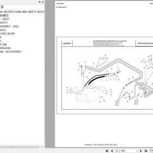 Manitou Telehandler MHT 950 L DEUTCH ARMEE Parts Catalog 648768