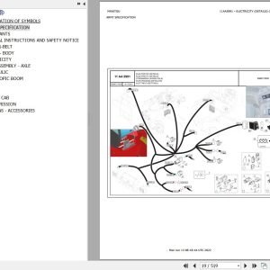 Manitou Telehandler MHT X 10130 129M ST3A S1 NZDF Parts Catalog 52717366MOD 1