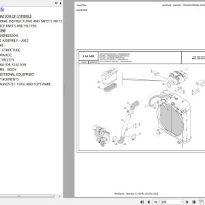 Manitou Telehandler MHT X 11250 210Y ST3A S1 Parts Catalog 649316