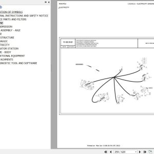 Manitou Telehandler MHT X 12330 245D ST3A S1 Parts Catalog 649105