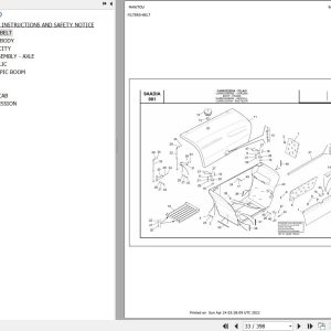 Manitou Telehandler ML 400 EVOLUTION E3 Parts Catalog 648547