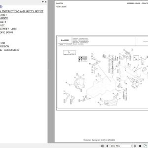 Manitou Telehandler MLA T 533 145 V PLUS D ST4 S1 Parts Catalog 649045