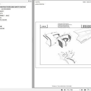 Manitou Telehandler MLT 1035 L TURBO LSU S4 E3 Parts Catalog 547977
