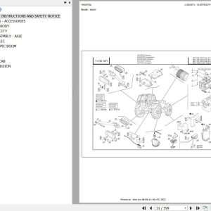 Manitou Telehandler MLT 1035 L TURBO LSU S6 E3 Parts Catalog 647082