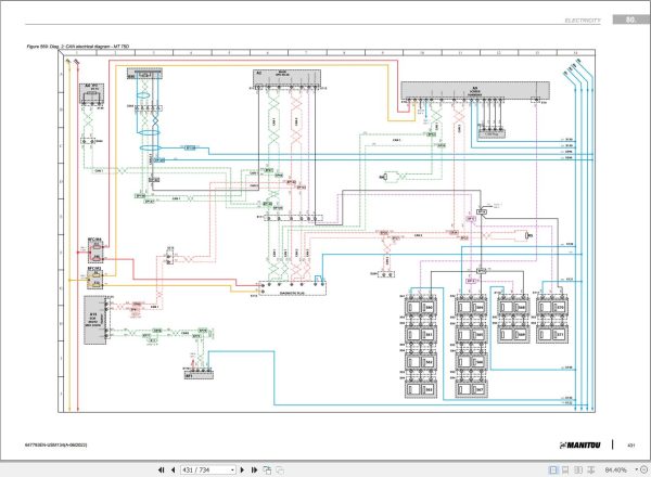Manitou Telehandler MT 1440 EASY to MT 1840 HA Service Manual 647793EN USM134 1
