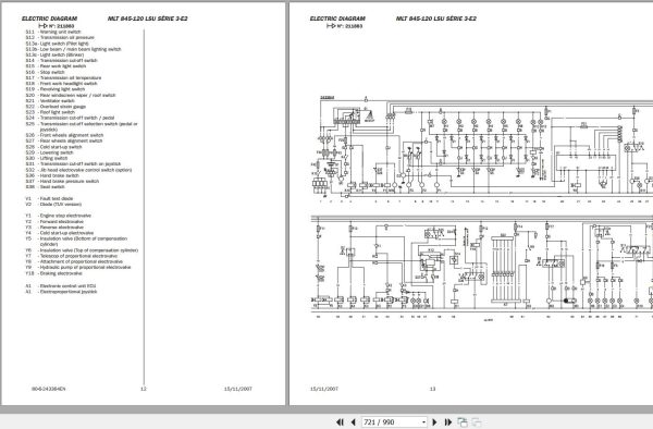 Manitou Telehandlers ML 635 TURBO S3 E2 to MT 1740 SL Turbo ULTRA NACELLE ORH RC S3 E2 Repair Manual 547874EN 4