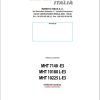 Manitou Telescopic Handlers MHT7140 E3 to MHT10225L E3 Operator Manual 648662