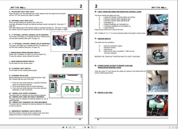Manitou Telescopic Handlers MHT7140 M Series E3 Operator Manual 648402 EN 1