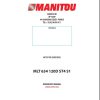 Manitou Telescopic Handlers MLT 634 120D ST4 S1 Operator Manual 647537