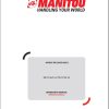 Manitou Telescopic Handlers MLT X 625 H 75K ST3A S2 Operator Manual 647807