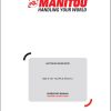 Manitou Telescopic Handlers MLT X 737 130 PS D ST3A S1 Operator Manual 647753
