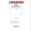 Manitou Telescopic Handlers MLT X627 Turbo Series Operator Manual 647427