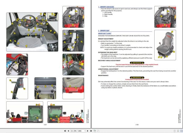 Manitou Telescopic Handlers MLT X741140V PLUS DST3AS1 Operator Manual 647775 1