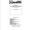 Manitou Telescopic Handlers MLT526 Series Operator Manual 547777