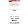 Manitou Telescopic Handlers MRT2145 M Series Operator Manual 648093