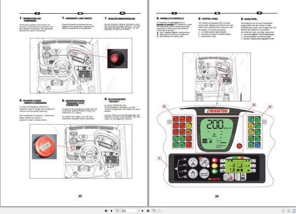 Manitou Telescopic Handlers MRT2150E3 MRT2540E3 Operators Manual 648432 1