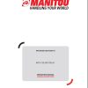 Manitou Telescopic Handlers MT X 732 95P ST3A S1 Operators Manual 647550