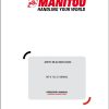 Manitou Telescopic Handlers MT X 733 S1 MINING Operators Manual 649191